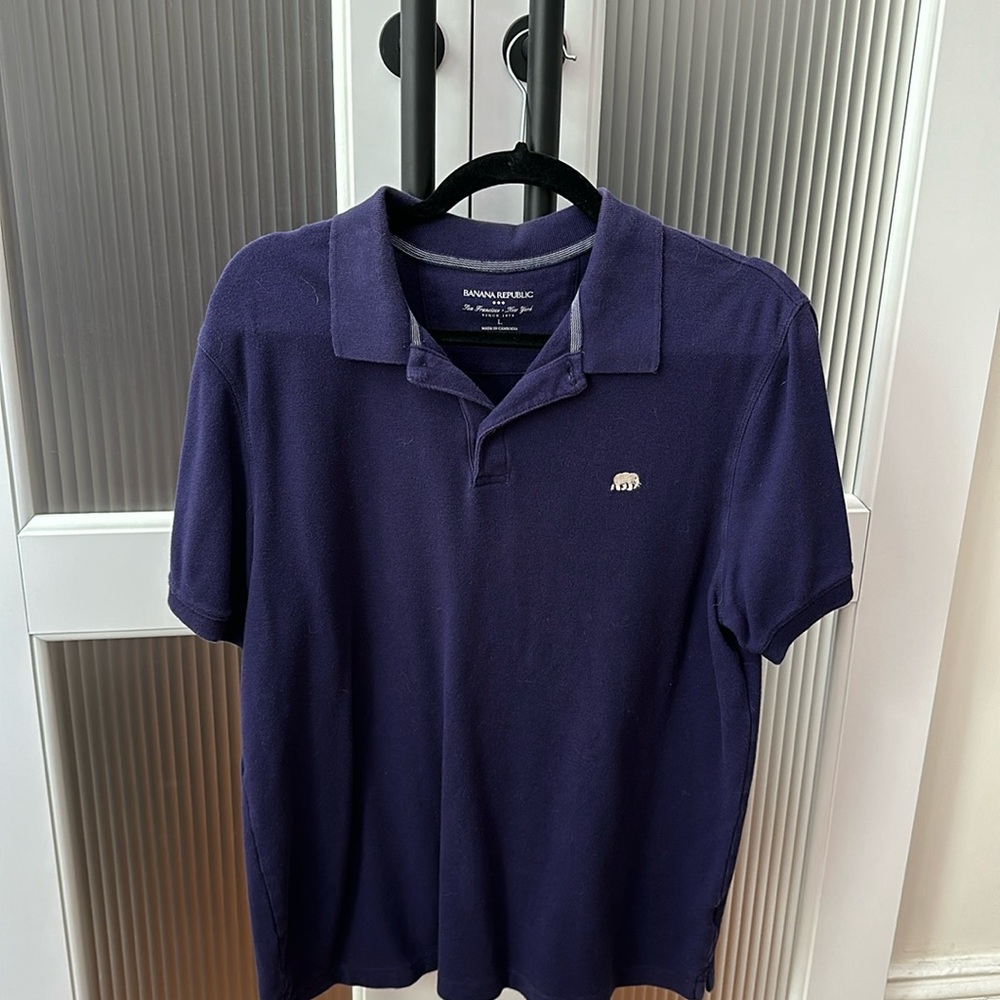 Banana Republic Men’s Large Polo - Purple